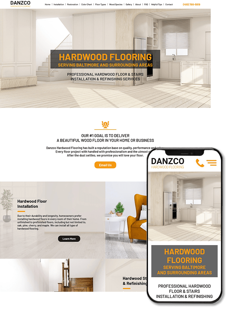 Danzco Website Design
