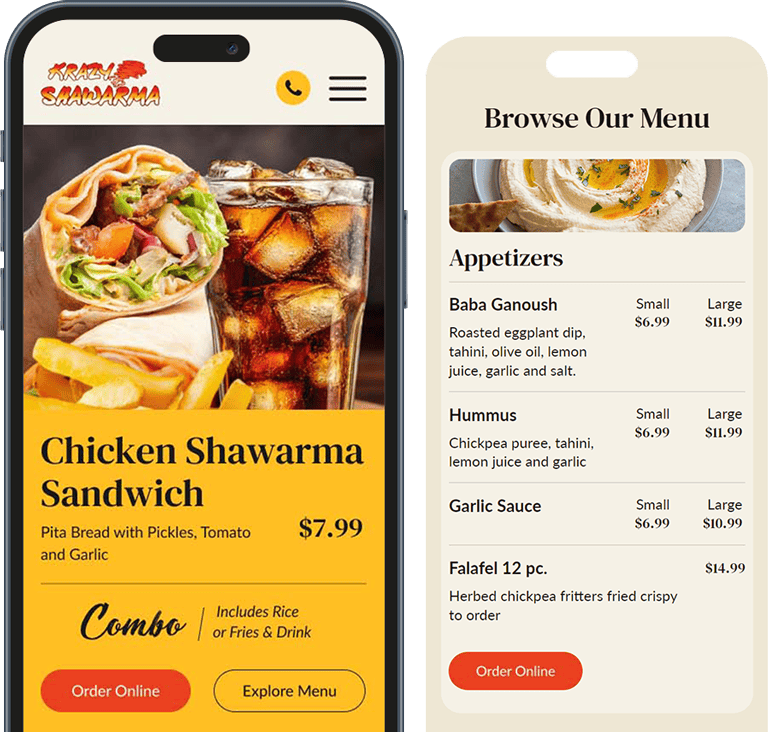 Mobile Phone Responsive Design