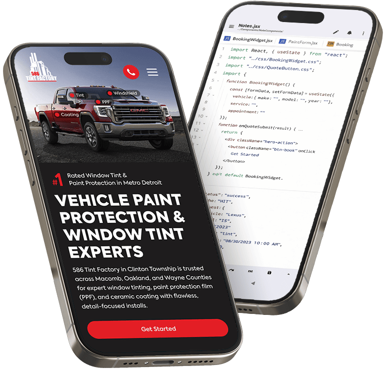 Responsive Cars Website Design