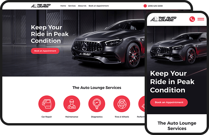 Auto Lounge Website