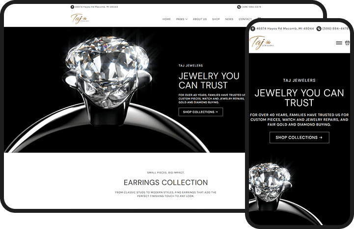 Jewelers Website Design