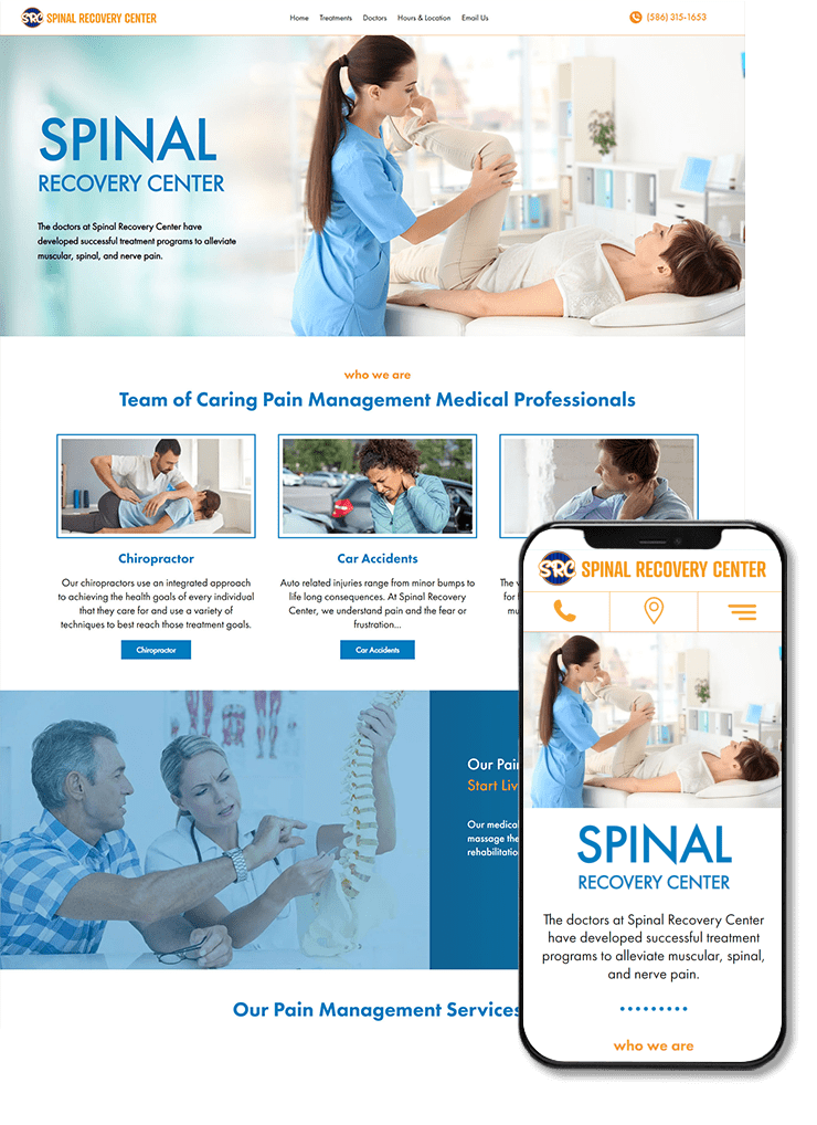 Spinal Recovery Center Website Design