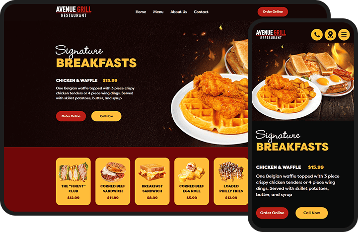 Restaurant Website Design