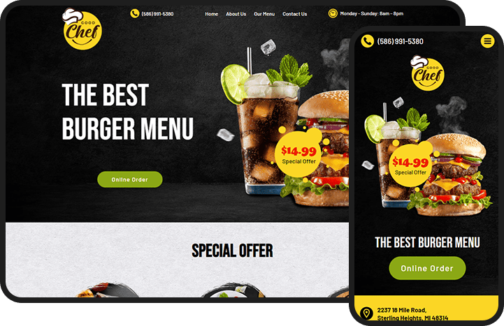 Restaurant Website Design