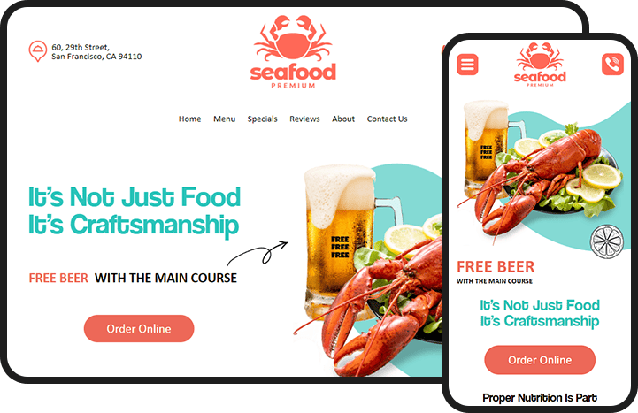 Restaurant Website Design