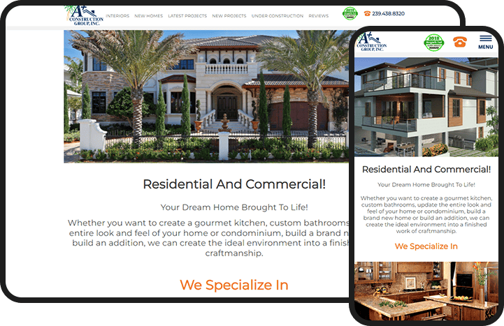 Construction Website Design