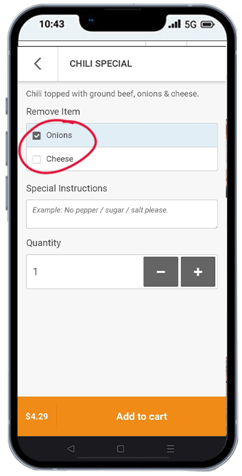 Online Order Phone Step 2 Online Order Phone Step 2