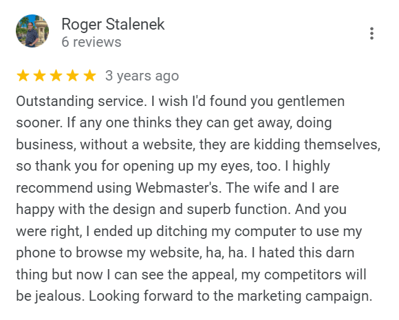 Review by Roger Stalenek Review by Roger Stalenek